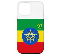 Drapeau de l'Éthiopie - Cœur éthiopien - Fête Nationale du Patrimoine Fier Coque pour iPhone 12 Pro Max
