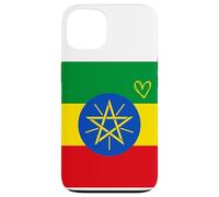 Drapeau de l'Éthiopie - Cœur éthiopien - Fête Nationale du Patrimoine Fier Coque pour iPhone 13