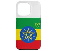 Drapeau de l'Éthiopie - Cœur éthiopien - Fête Nationale du Patrimoine Fier Coque pour iPhone 13 Pro