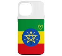 Drapeau de l'Éthiopie - Cœur éthiopien - Fête Nationale du Patrimoine Fier Coque pour iPhone 13 Pro Max
