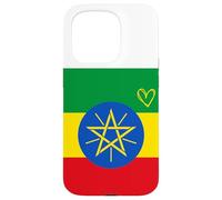 Drapeau de l'Éthiopie - Cœur éthiopien - Fête Nationale du Patrimoine Fier Coque pour iPhone 15 Pro