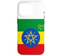 Drapeau de l'Éthiopie - Cœur éthiopien - Fête Nationale du Patrimoine Fier Coque pour iPhone 16 Pro