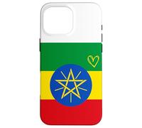 Drapeau de l'Éthiopie - Cœur éthiopien - Fête Nationale du Patrimoine Fier Coque pour iPhone 16 Pro Max