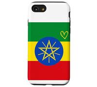 Drapeau de l'Éthiopie - Cœur éthiopien - Fête Nationale du Patrimoine Fier Coque pour iPhone SE (2020) / 7/8