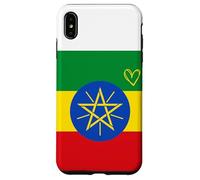 Drapeau de l'Éthiopie - Cœur éthiopien - Fête Nationale du Patrimoine Fier Coque pour iPhone XS Max
