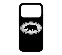 Drapeau de l'Euro de Style californien Grizzly Bear Blanc Coque pour iPhone 17 Pro