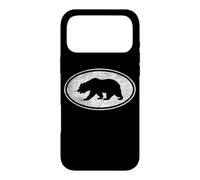Drapeau de l'Euro de Style californien Grizzly Bear Blanc Coque pour iPhone 17 Pro Max