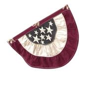 Drapeau de L'éventail Plissé Fête Nationale Américaine, Décor | Polyester, Design Jour de L'indépendance, pour Restaurant et Jardin, Fournitures de Fête