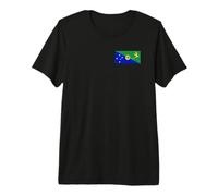Drapeau de l'île Christmas T-Shirt Haut de Gamme