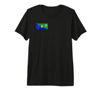 Drapeau de l'île Christmas T-Shirt Haut de Gamme