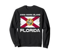 Drapeau de l'île de Floride Anna Maria Sweatshirt