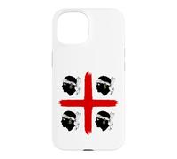 Drapeau de l'île de la Sardaigne 4 Mori Coque pour iPhone 15
