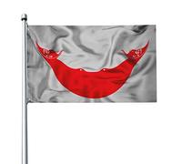 Drapeau De L'Île De Pâques Rapa Nui Garden Flag Colorée Drapeaux Décoratif Avec Œillets Drapeaux De Jardin Pour Porche Pelouse Intérieure 90X150Cm