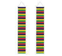 Drapeau de l'île Maurice - Bannière de porche double face - Décoration extérieure pour fête, panneau de jardin étanche pour réalisation importante - Célébration à la maison