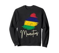 Drapeau de l'île Maurice en Souvenir de l'océan Indien Sweatshirt