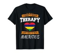 Drapeau de l'île Maurice I Vacances à l'île Maurice T-Shirt Graphique avec Valeur