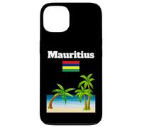 Drapeau de l'île Maurice pour Amoureux de la Plage Souvenir de Voyage Coque pour iPhone 13