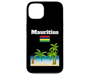 Drapeau de l'île Maurice pour Amoureux de la Plage Souvenir de Voyage Coque pour iPhone 13