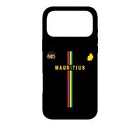 Drapeau de l'île Maurice, Silhouette Carte de l'île Maurice, Armoiries Coque pour iPhone 17 Pro Max