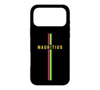 Drapeau de l'Ile Maurice Vertical « Maurice » en Lettres majuscules Coque pour iPhone 17 Pro Max