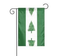 Drapeau de l'île Norfolk pour l'extérieur 30 x 45 cm Drapeau de jardin | Drapeau de jardin double face pour Thanksgiving, Halloween, Noël