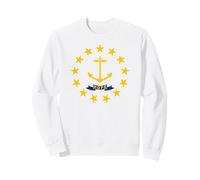 Drapeau de l'île Rhode L'ÉTAT OCÉAN Hope Newport Providence Sweatshirt