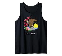 Drapeau de l'Illinois Débardeur
