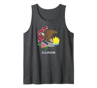 Drapeau de l'Illinois Débardeur
