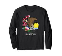 Drapeau de l'Illinois Manche Longue