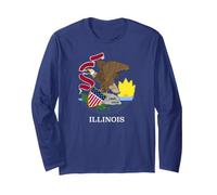 Drapeau de l'Illinois Manche Longue