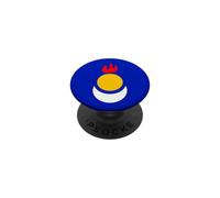 Drapeau de l'indépendance de la Mongolie intérieure de la Chine CCP génocide culturel PopSockets PopGrip Adhésif