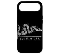 Drapeau de l'indépendance Gadsden 1776 avec Inscription « Join Or Die Snake » Coque pour iPhone Air