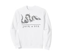 Drapeau de l'indépendance Gadsden 1776 avec Inscription « Join Or Die Snake » Sweatshirt