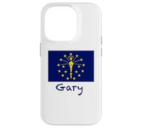 Drapeau de l'Indiana Gary - Souvenir des États-Unis Coque pour iPhone 14 Pro