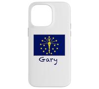 Drapeau de l'Indiana Gary - Souvenir des États-Unis Coque pour iPhone 14 Pro Max