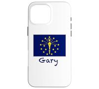 Drapeau de l'Indiana Gary - Souvenir des États-Unis Coque pour iPhone 16 Pro Max