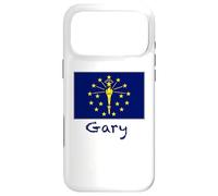 Drapeau de l'Indiana Gary - Souvenir des États-Unis Coque pour iPhone 17 Pro Max