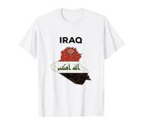 Drapeau de l'Irak, IRQ Bagdad Home, Iraqi Pride, I Love Iraq T-Shirt