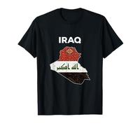 Drapeau de l'Irak, IRQ Bagdad Home, Iraqi Pride, I Love Iraq T-Shirt