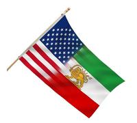 Drapeau de l'Iran,Ancienne Bannière Décorative Historique | Bannière de Décoration pour Jardin et Rue - pour Jardin Arrière Allée Terrasse Balcon Aménagement du Paysage Intérieur Extérieur Passage Cou