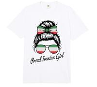 Drapeau de l'Iran pour Fille iranienne Comfort Colors Adult Heavyweight T-Shirt