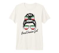 Drapeau de l'Iran pour Fille iranienne T-Shirt Haut de Gamme