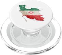 Drapeau de l'Iran sur la Carte PopSockets PopGrip pour MagSafe