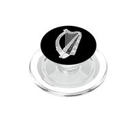 Drapeau de l'Irlande - Drapeau de la Harpe Irlandaise PopSockets PopGrip pour MagSafe