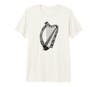 Drapeau de l'Irlande - Drapeau de la Harpe Irlandaise T-Shirt Haut de Gamme