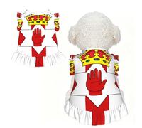 Drapeau de l'Irlande du Nord - Robe pour chien - Vêtement d'été pour petit chiot et chat