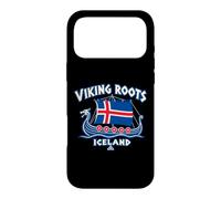 Drapeau de l'Islande avec Racines Vikings - Style Vintage Coque pour iPhone 17 Pro Max
