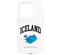 Drapeau de l'Islande Blason de l'Islande Cadeau Islande Coque pour iPhone 15 Pro