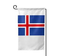 Drapeau de l'Islande - Décoration extérieure - Pour jardin et terrasse - 30,5 x 45,7 cm - Plusieurs formes