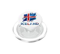 Drapeau de l'Islande en Cristal PopSockets PopGrip pour MagSafe